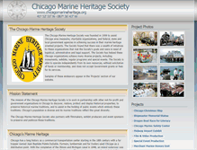 Tablet Screenshot of chicagomarineheritage.org